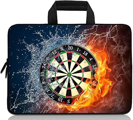 Fire & Ice Dartboard Laptop Bag – Precision Edition